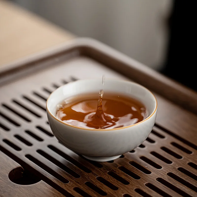 Ice Gray Glaze Cup Japanese St - Japanese Pottery recension och pris