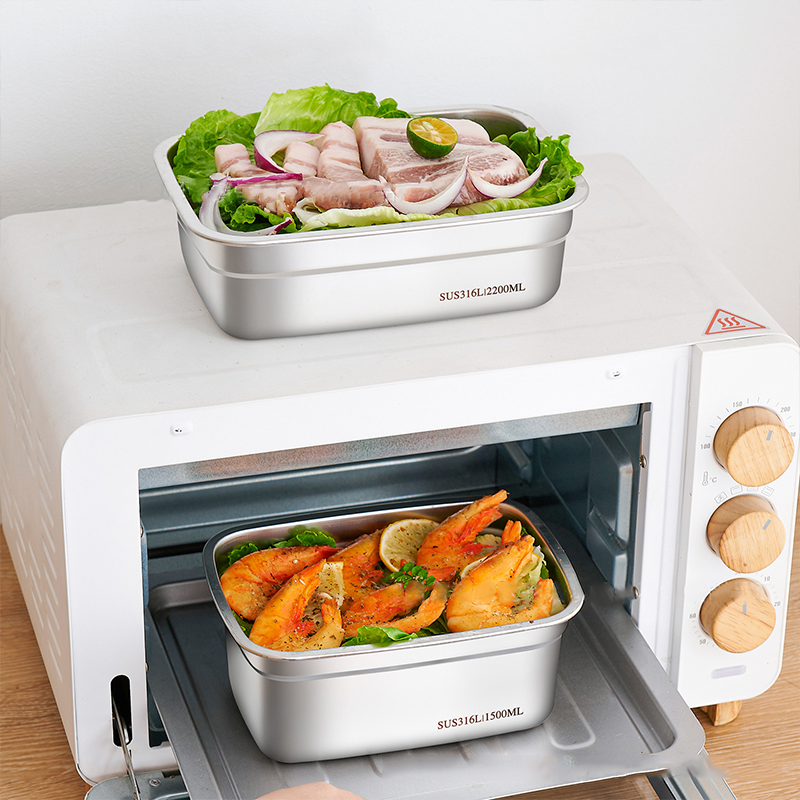 Food Grade 316 Stainless Steel - Bento Box recension och pris